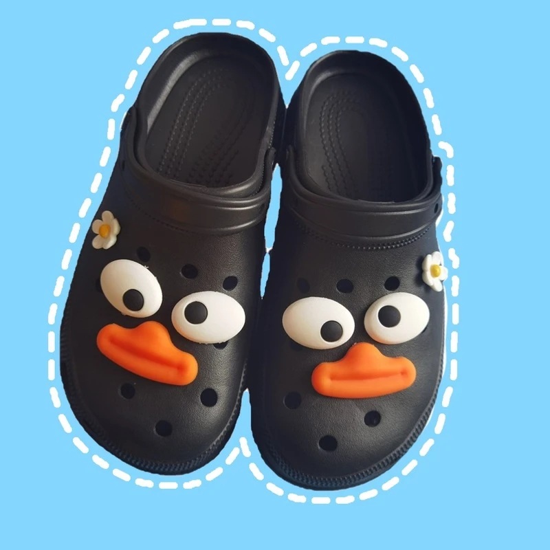 945 Megalopolis Nybegynder Cute Croc Charms Designer Lovely Funny Duck Bundle Eyes Mouth Nose  Expression Accessories Sneakers Decoration Finished Products - Shoe  Decorations - AliExpress
