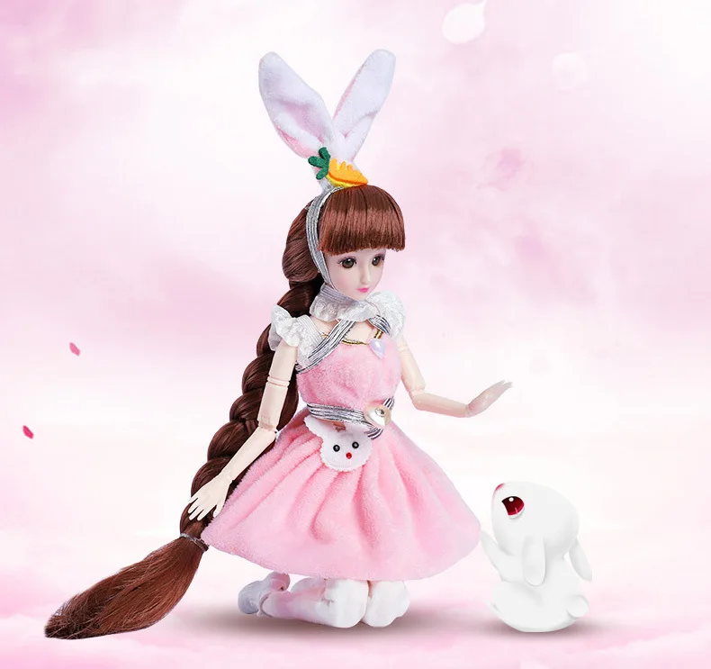 32cm Height Doll Full Joint Body White Skin Girl's Birthday Gift