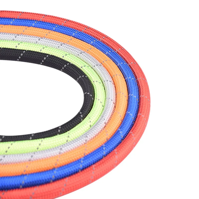 2 Way Braided Nylon Dual Dog Leash Double Lead Rope Strong Pet Leash Walking Running Leads For Couplers With Soft Padded Handle
