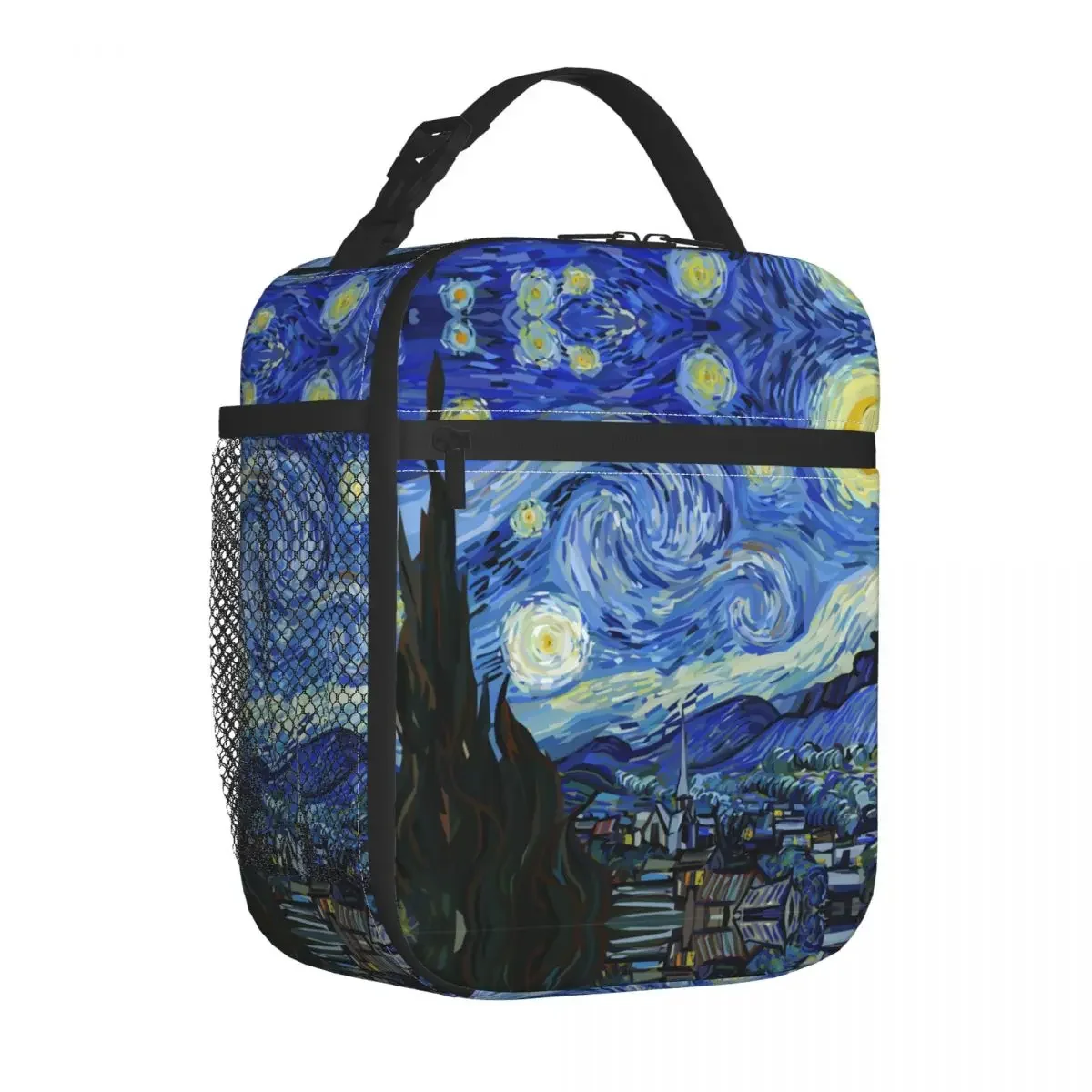 

Insulated Lunch Box Van Gogh Painting Merch Starry Night Lunch Food Box Multifunction Cooler Thermal Lunch Box For School