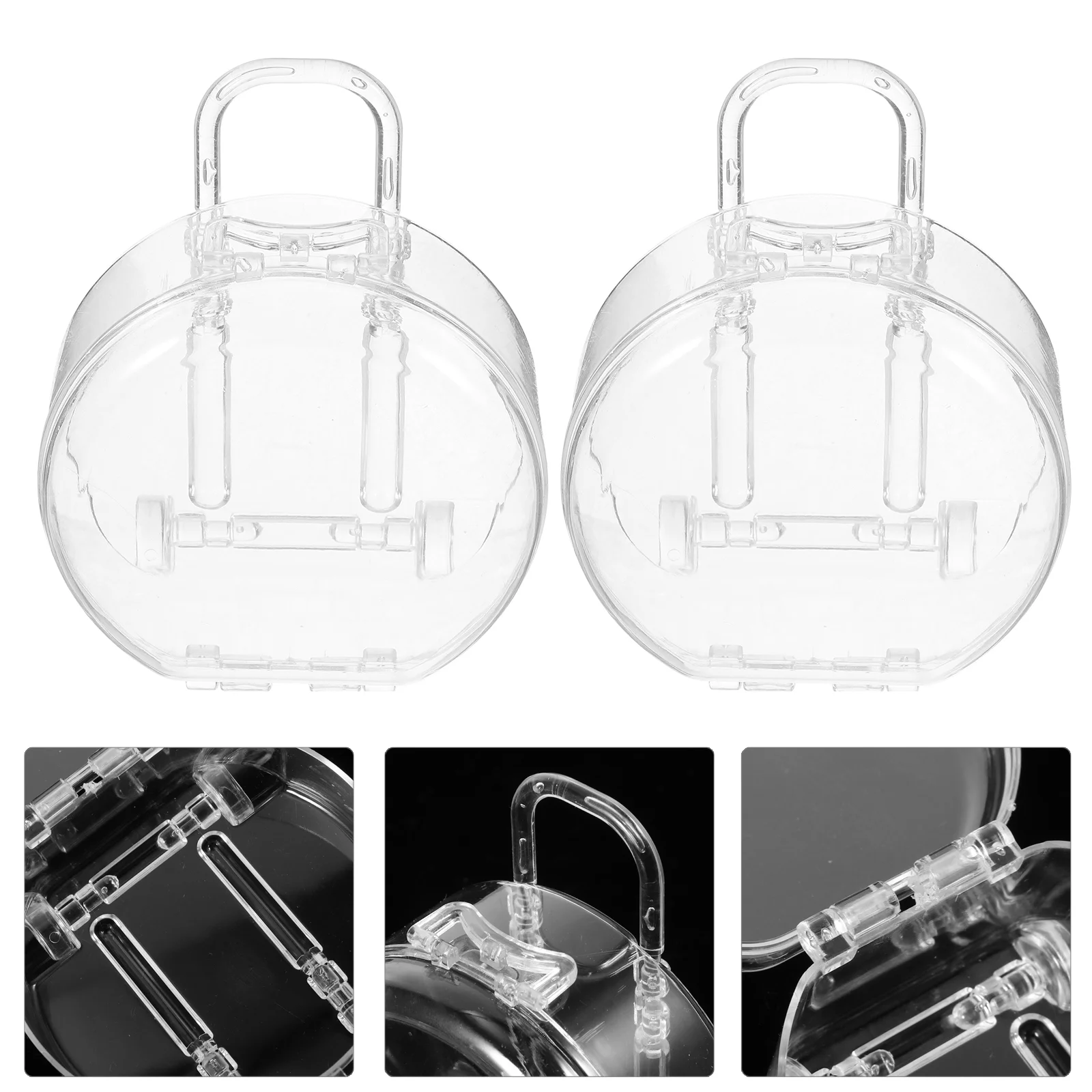 

12 pcs Mini Suitcase Candy Boxes Wedding Favor Boxes Small Candy Boxes Round Candy Containers