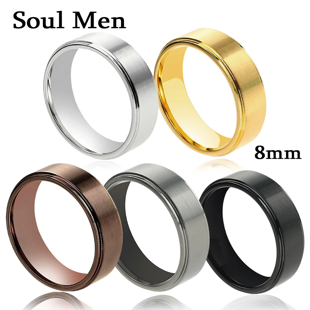 stainless-steel-rings-for-men-couple-tungsten-wedding-band-black-silver