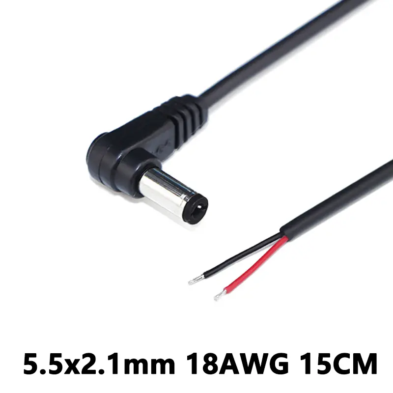 12V DC Power Cable Pigtail Cable 5.5 2.1mm 5.5 2.5mm Jack Barrel Connector For Camera CCTV Repair Auto LED Strip Lighting DIY image 8