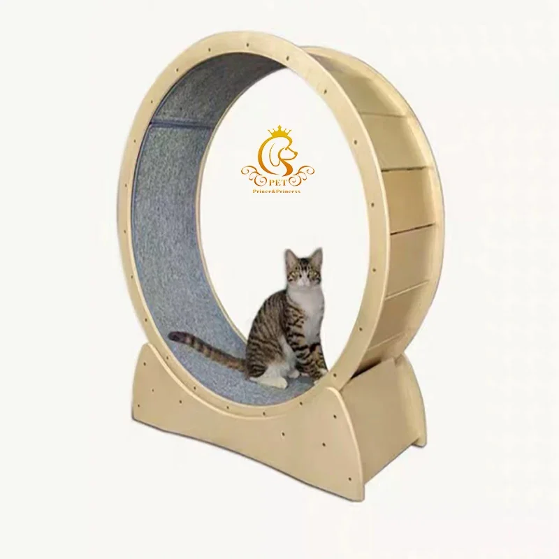 EUR PET 고양이 러닝 휠 자작나무 공예 다층 보드 크라프트 종이 로프 기둥 애완동물 운동용 장난감 고양이 트레드밀