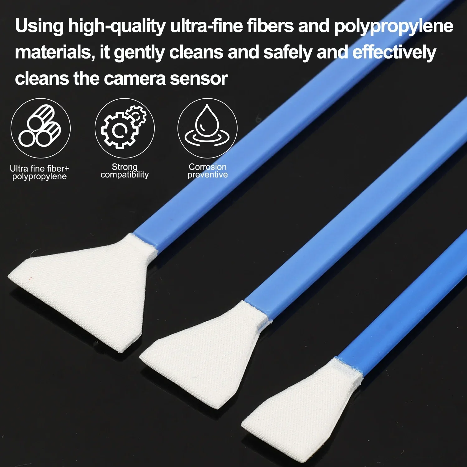 12/16mm APS-C Frame/24mm Full Frame Professional Sensor Cleaning Swabs For CCD & CMOS DSLR Digital Camera Canon Nikon Sony