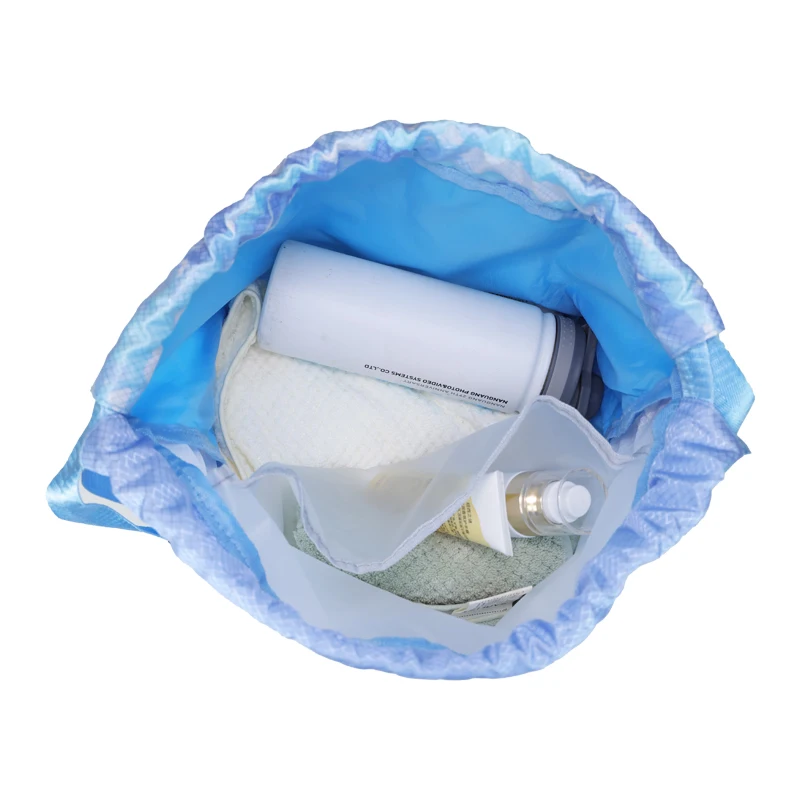 방수 Drawstring 가방 대용량 체육관 야외 스포츠 배낭 여성 학교 가방 여행 수영 피트니스 하이킹 가방