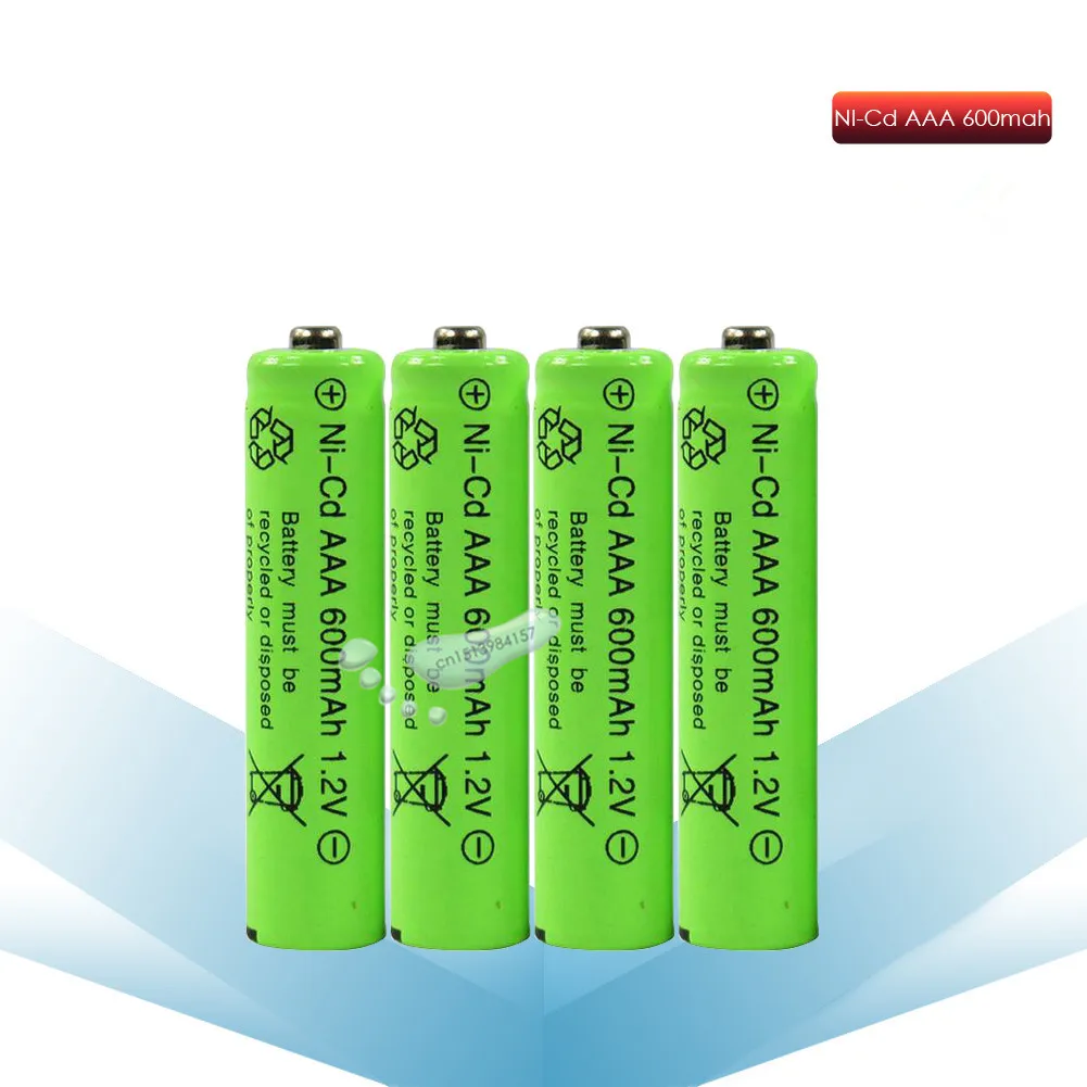 12 AAA 3A Ni-Cd 450mAh 1.2V Wiederaufladbare Batterie rot 
