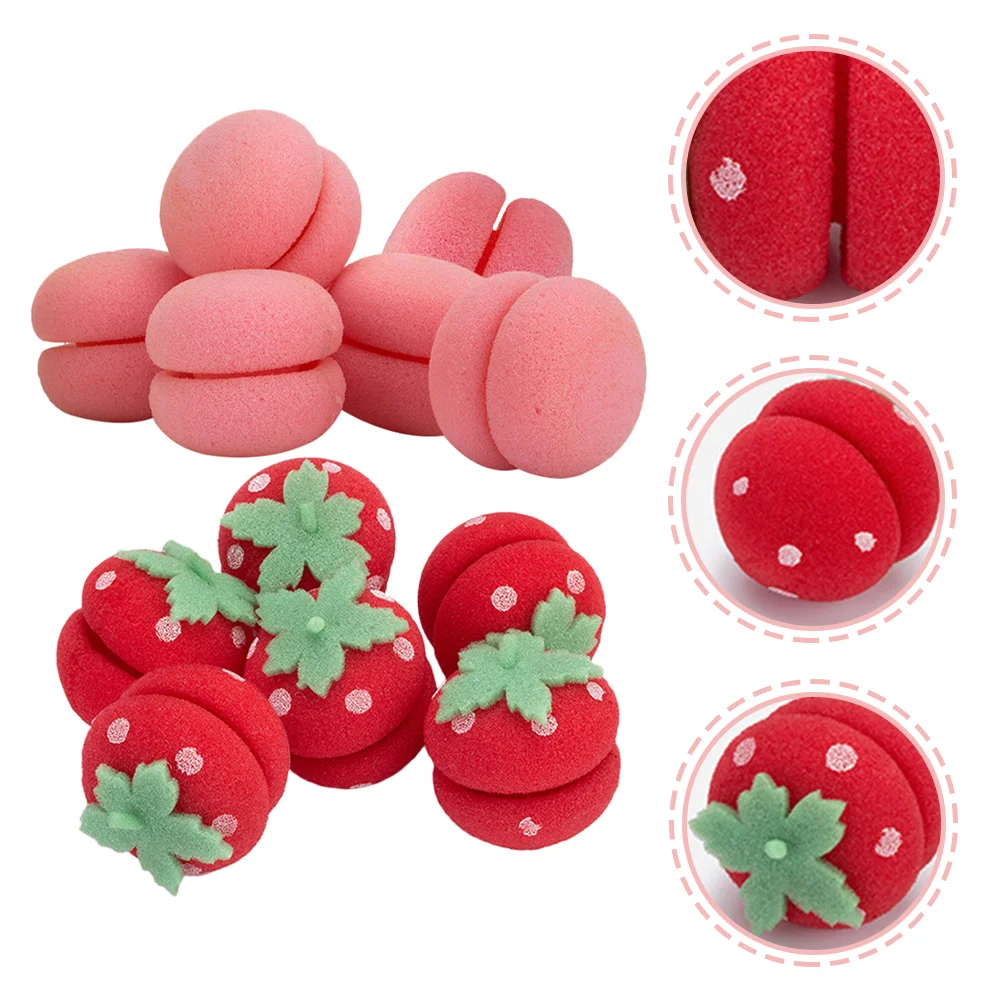 

12 Pcs Sponge Curler Curly Hair Tools DIY Hairdressing Styling Curlers Curling Iron Balls Rollers