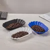Reusable Plastic Coffee Beans Tray 300ml Black Serving Tray Plate Sample Display Tray Weighing Coffee Bean 2