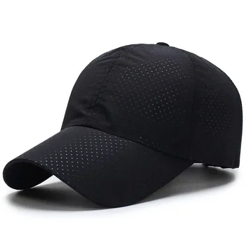 Sombrero para hombre, Primavera Verano, gorra de malla de Color sólido, gorra de béisbol para mujer, edición coreana de otoño, sombrero protector solar, gorra de malla transpirable con visera 1
