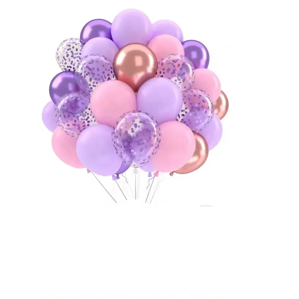 30pcs Pink Blue Metallic Sequin Balloons for Birthday Wedding Graduation Party Balloon Baby Shower Decoration