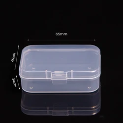 Deluxe Acrylic Card Storage Box with Dual Compartments (Clear)