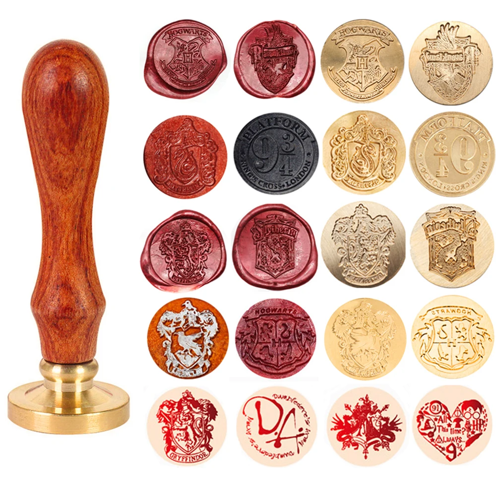 Magic World Seal Gold Coin Hogwarts Academy Pattern Vintage Collection Movie Peripherals Fan Souvenir Gifts seal gold coin