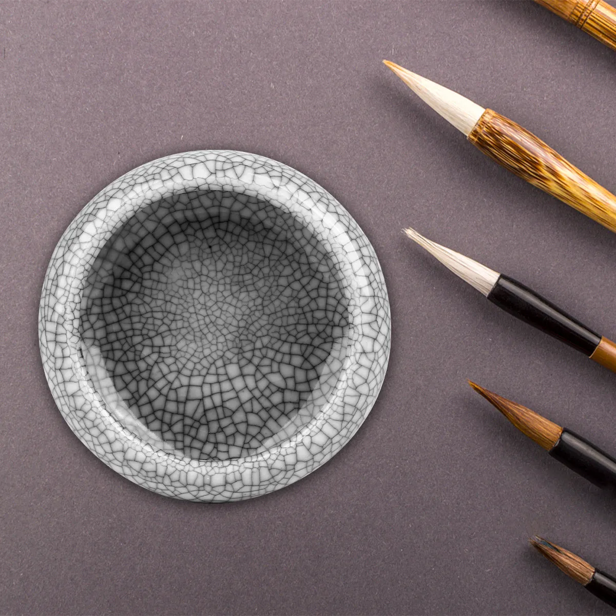 1Pcs 세라믹 서예 브러쉬 세척 도구 부드러운 유약 표면 크리 에이 티브 펜 세척 컵 홈 오피스 바에 적합