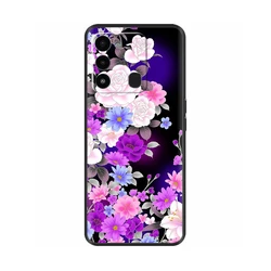 Vibrant Silicone Protective Phone Case - Soft Printed Bumper Cover for Spark 8C (00004)