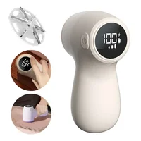 Portable Lint Remover for Clothes  Rechargeable Fabric Shaver 3-Speeds Electric Lint Shaver for Sweater USB Rechargeable 1