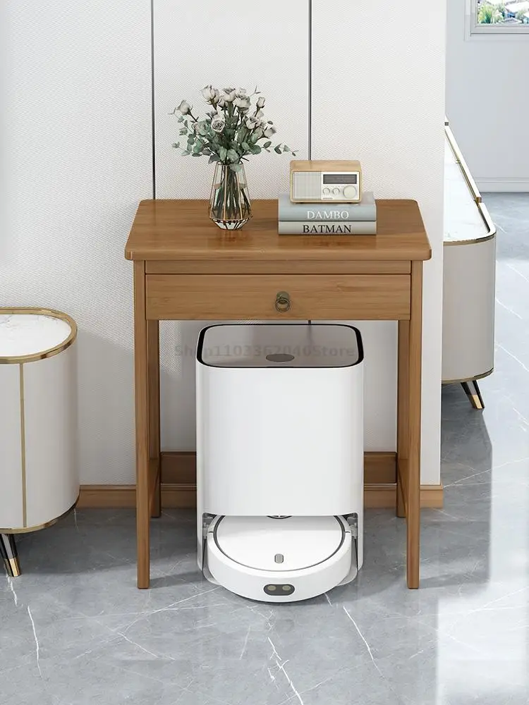 Sofa Side Corner Small Table Household Dragging Sweeping Robot Storage Rack Living Room Fish Cylinder Rack Water Dispenser