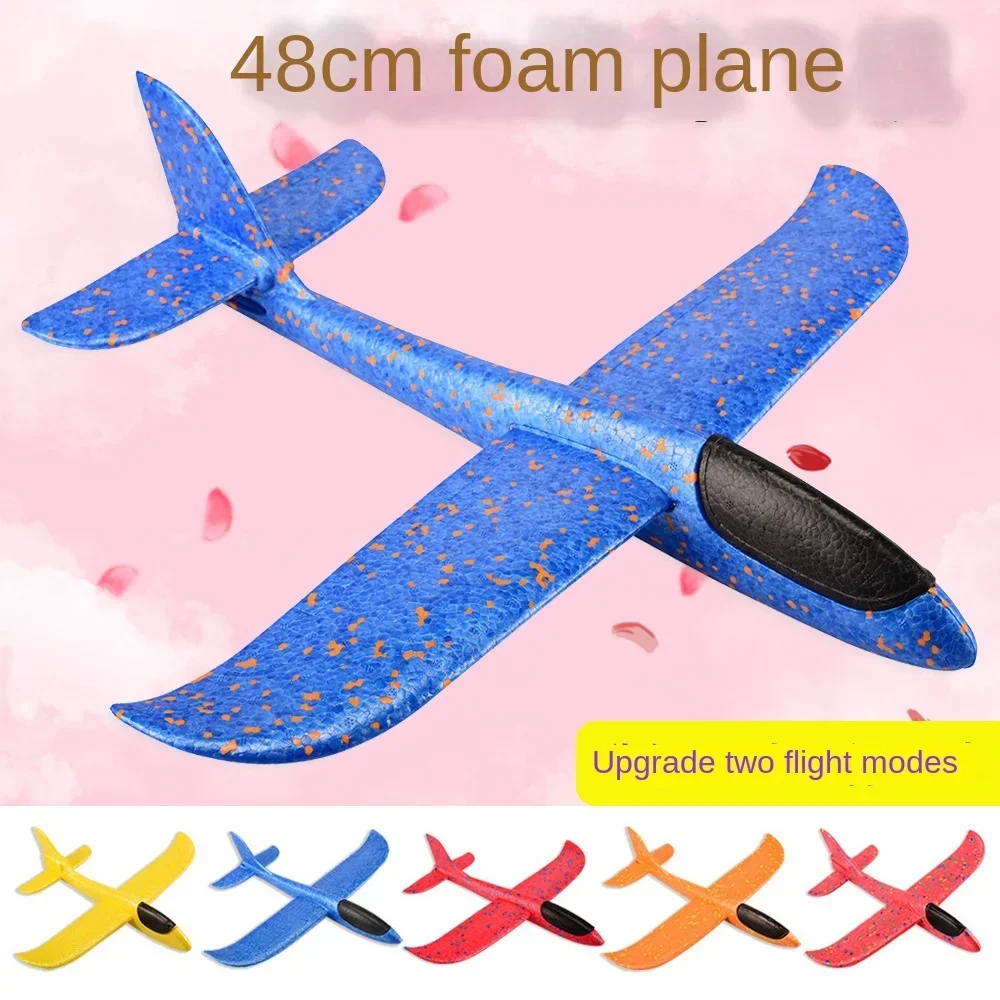 

Hand Throwing Free Flight Glider Airplane Foam Airplane Model Breakout Airplane Party Games Kids Outdoor Fun Gift Toys