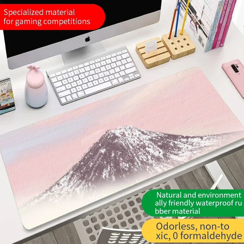 

Home Office Gamer No odor Friendly APET Material Tapis De Souris Large Keyboard Mousepad Strata Laptop Oil Painting Mouse Mat