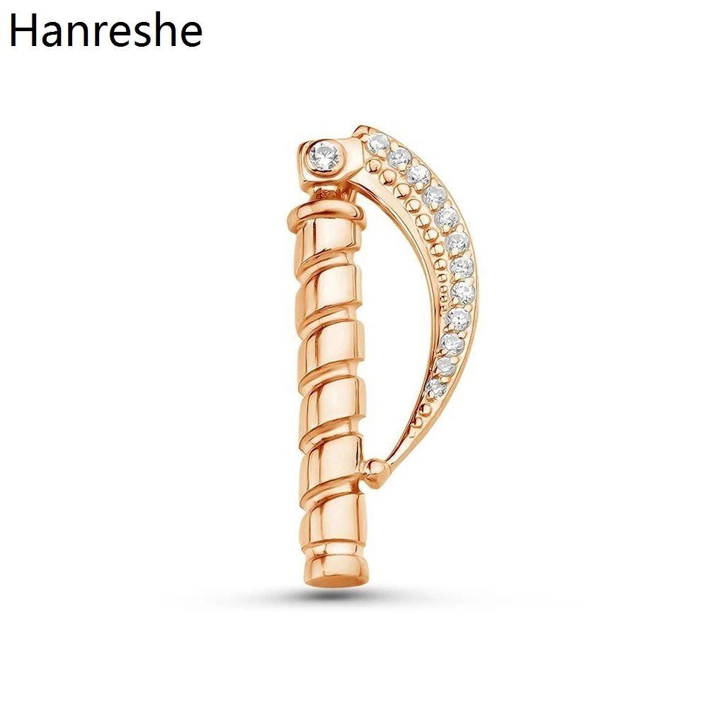 

Hanreshe Medical Respiratory Intubation Brooch Pins Medical Laryngoscope Inlaid Crystal Lapel Badge Jewelry for Doctors Nurses