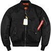 New Alpha Martin Winter Autumn MA1 Bomber Jacket Men's Thick Army Military Tactical Padded Coat Aviator Pilot Baseball Jacket 5