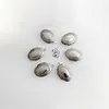 Wholesale 20pc/lot DIY New Oval Ruyi Stainless Steel Color Charms Locket Pendant Jewelry Making Family Memories Festival Gift 2