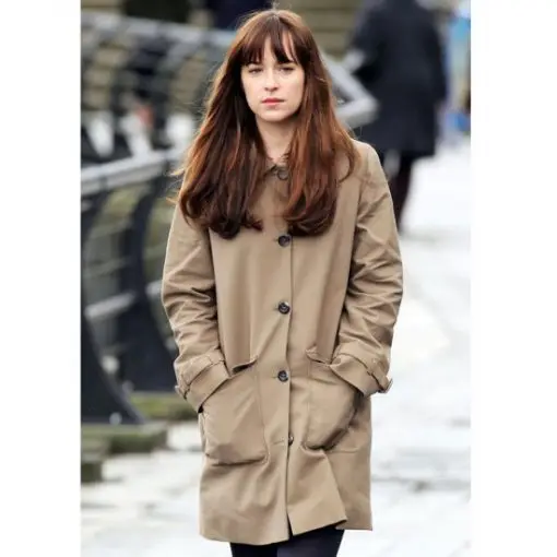 MeiMei Homemade Fifty Shades Darker Anastasia Steele Cotton Coat  Suitable For Autumn And Winter meimei homemade fantastic four miles teller jacket suitable for autumn and and winter