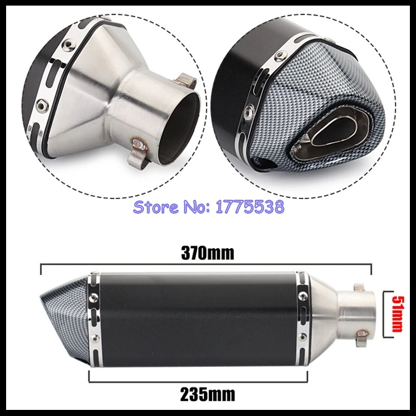 For KTM 390 250 Adventure ADVMotorcycle Exhaust Escape Moto Muffler Middle Link Pipe DB Killer for KTM 390 ADV 250 ADV 2020-2022 - Image 2