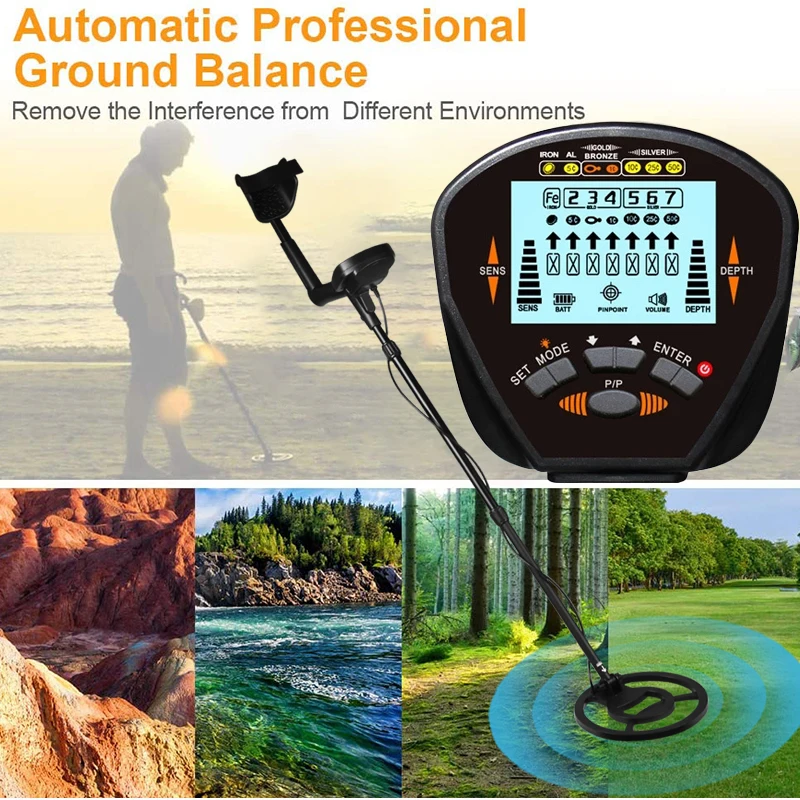 

New MD-830 Professional Metal Detector Underground Depth 2.5m Scanner Search Gold Detector Treasure Hunter Detecting Pinpointer