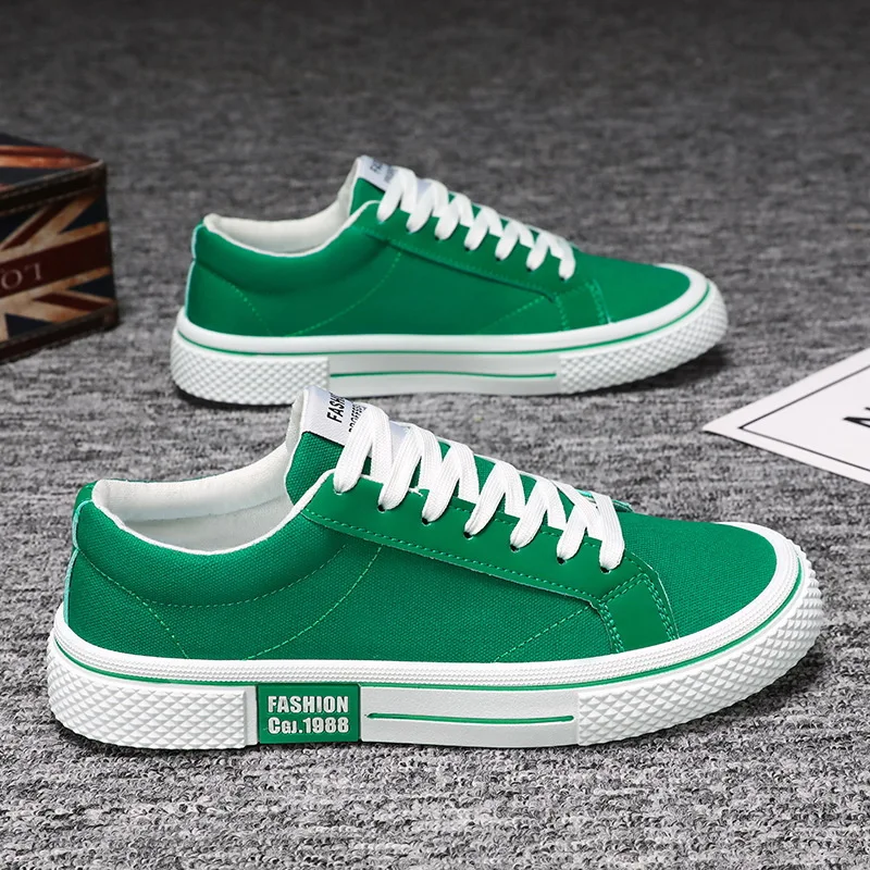 Hot Sale Fashion Red Canvas Shoes Men Classic Low-top Men's Canvas Sneakers Harajuku Hip Hop Skateboard Shoes Men Casual Sneaker 3