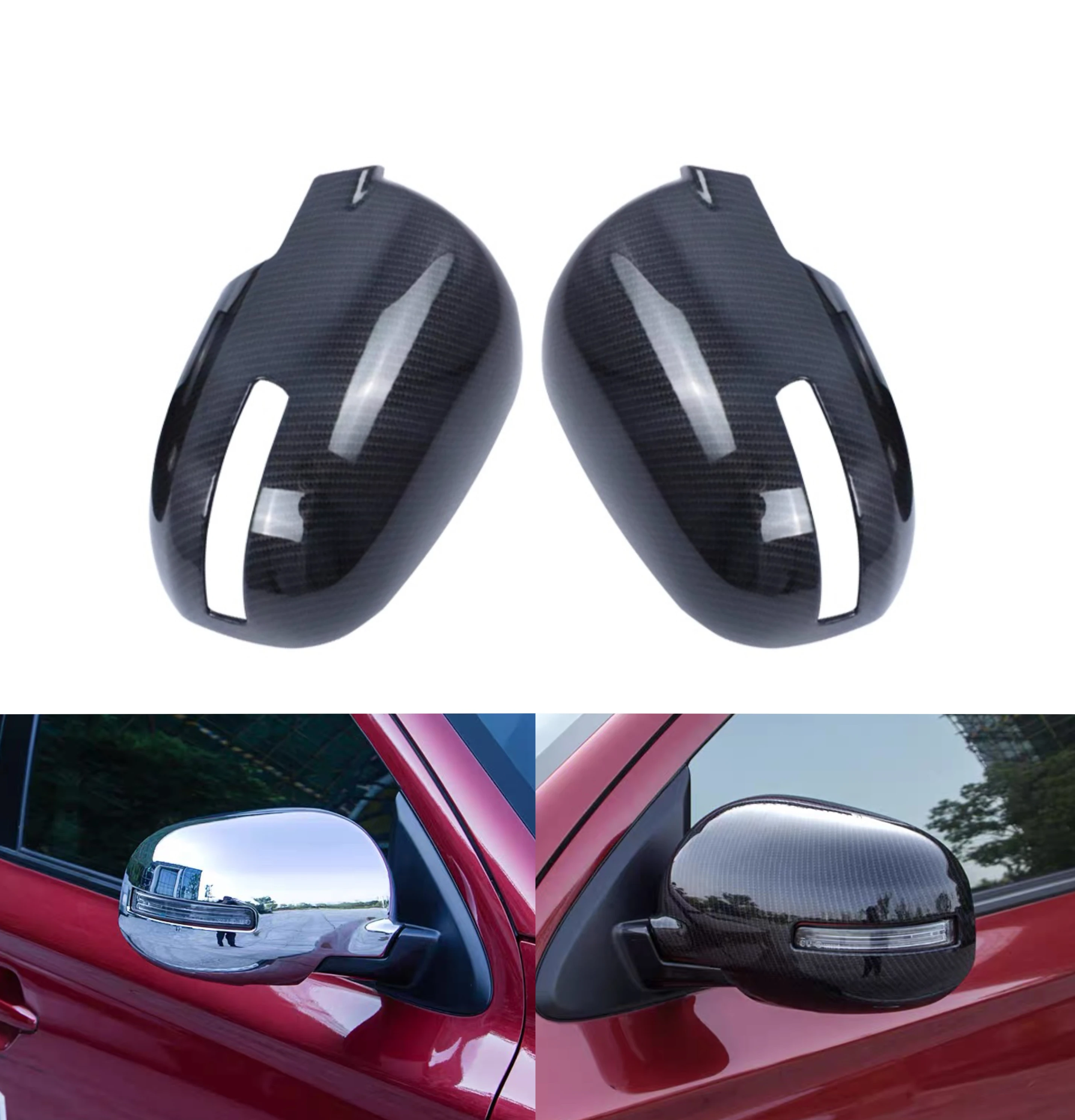 

Rearview Side Mirror Trim Cover For Mitsubishi Outlander 2013 2014 2015 2016 2017 2018 2019 2020 Car Shell Sticker Accessories