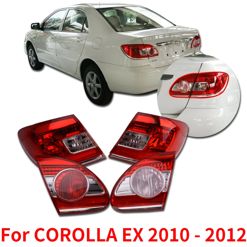 

Kamshing 4 шт. для COROLLA EX ZRE120 2010 2011 2012 задний светильник задний фонарь задний светильник s Taillamps 81591-YK010 81561YK010