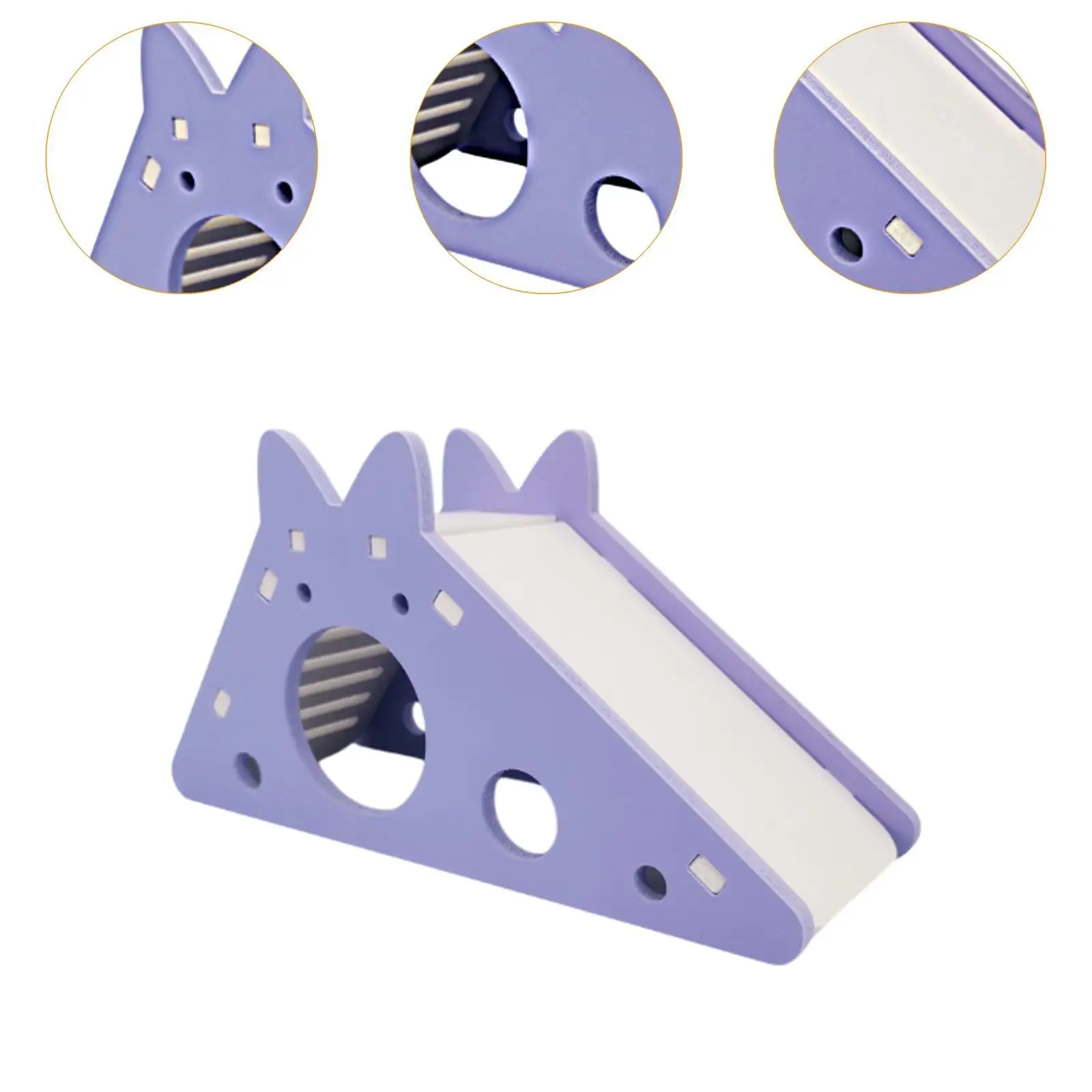 Hamster Hideout House Funny Breathable Hideaway Slide Toy Habitat Decor Hut Maze