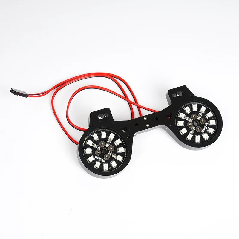 Feu arrière LED simulation pour Buggy 1/8 ARRMA installé sur un ARRMA TYPHON V5, vue arrière du véhicule.