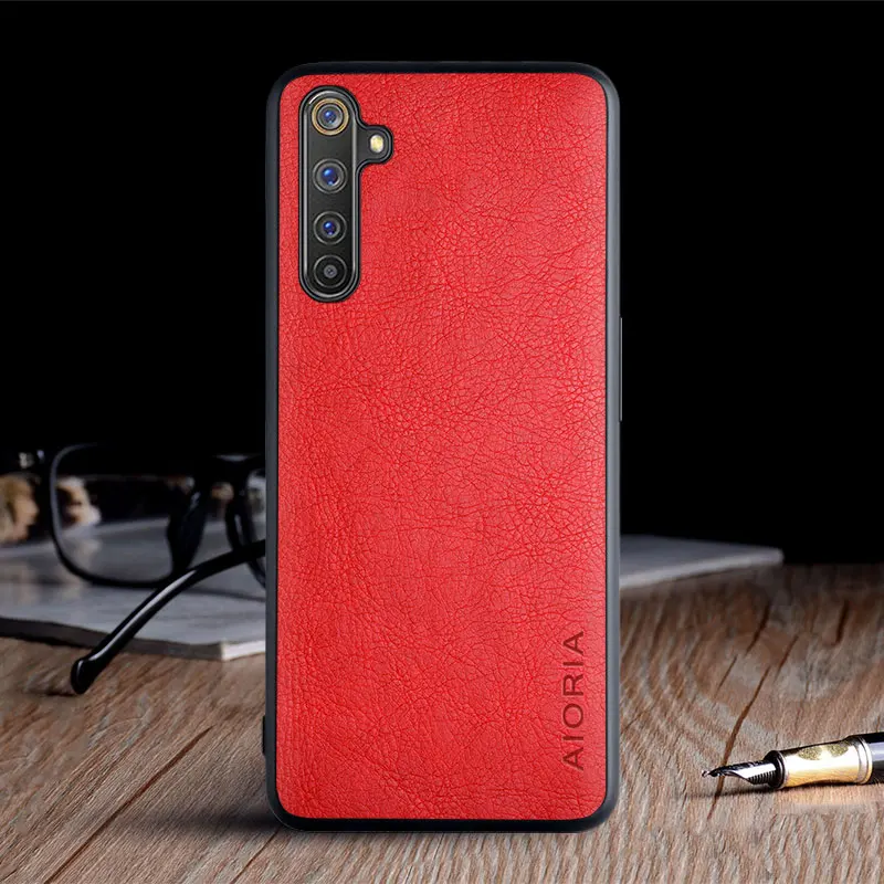 Vintage Leather Solid Color Case - Classic Design and Durable Protection