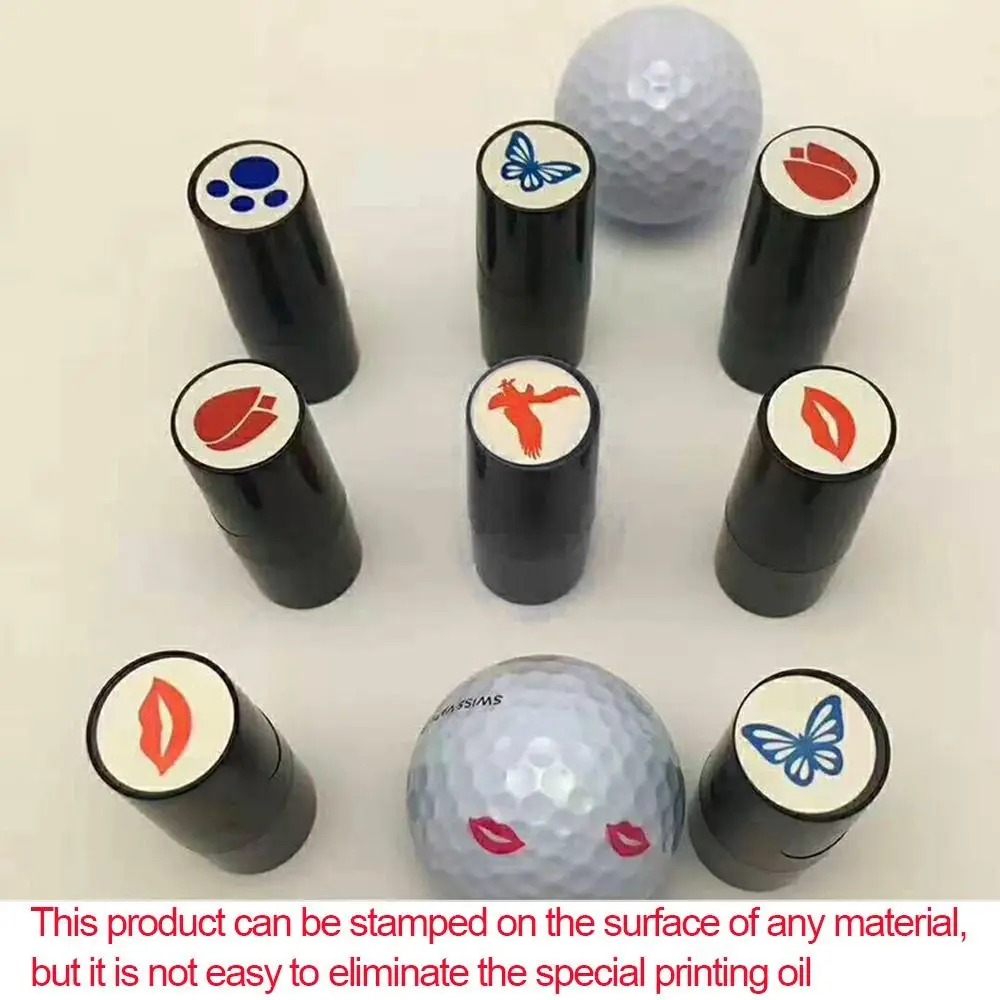 Golf Ball Stamper Stamp Marker Impression Seal Quick-dry Golf Accessories Symbol 3