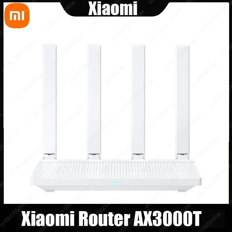2024 NEW Original Xiaomi AX3000T Router 2.4GHz 1.3GHz 5GHz CPU 2X2 160MHz WAN LAN LED NFC Connection for Home Office Games Mi
