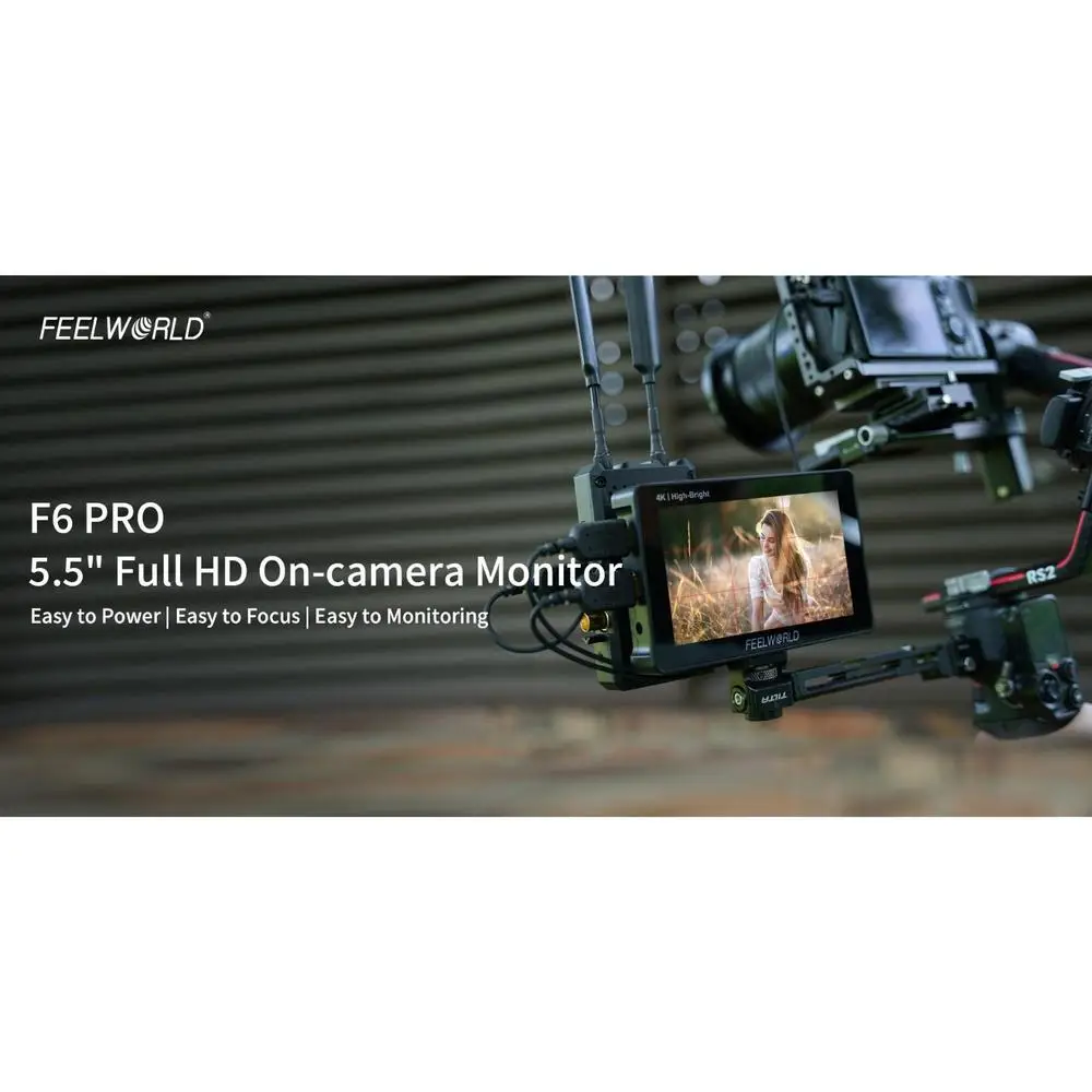 F6 Pro 5.5 Inch DSLR Camera Filed Monitor Touch Screen 1600nits Ultra Bright IPS