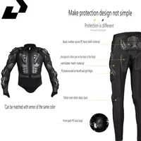 Uchoose Motocross Veste Hommes Body Armor Moto Armure Vélo Racing Veste Équitation Hurbike Moto Protection S-4XL 3