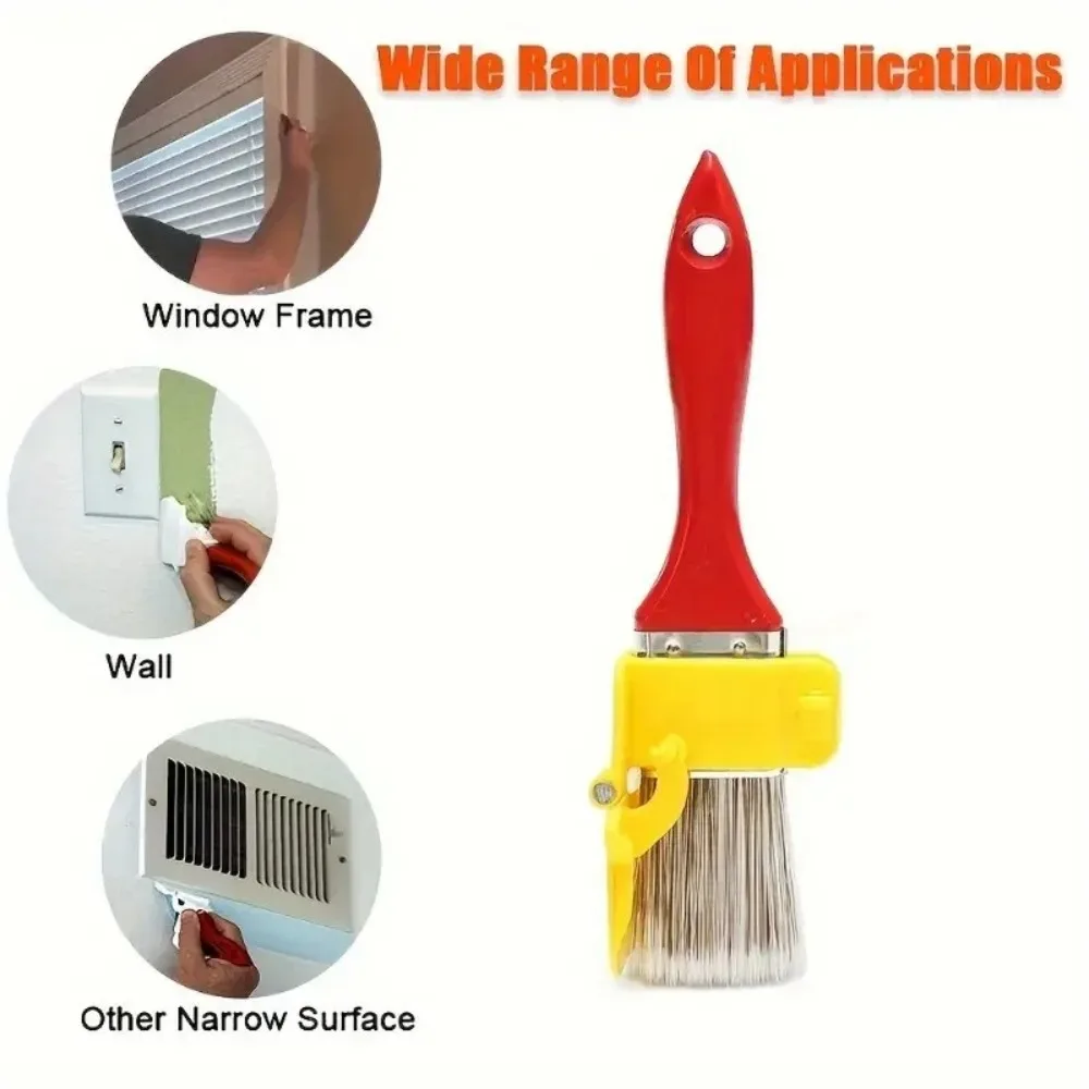 New Profesional Edger Paint Brush Handheld Multifunctional Color Separation Brush Durable Detail Paint Tool Home Room Wall