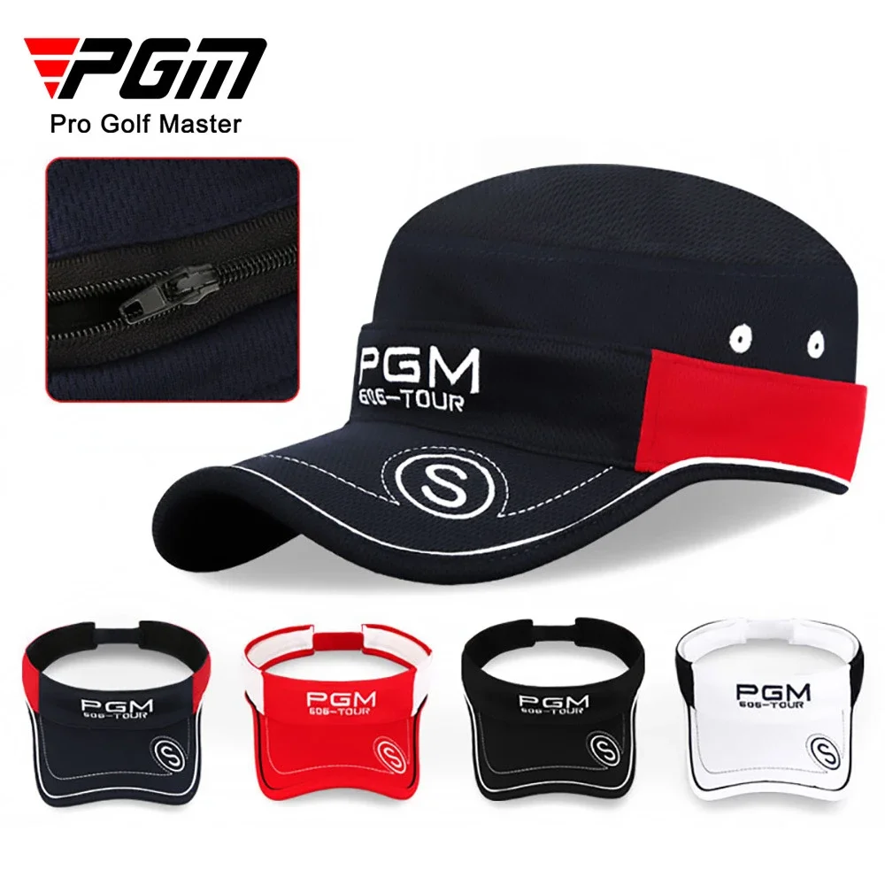 PGM Golf Caps Men Women Summer Golf Topless Hat Sunscreen Breathable Multifunctional Removable Cap MZ011