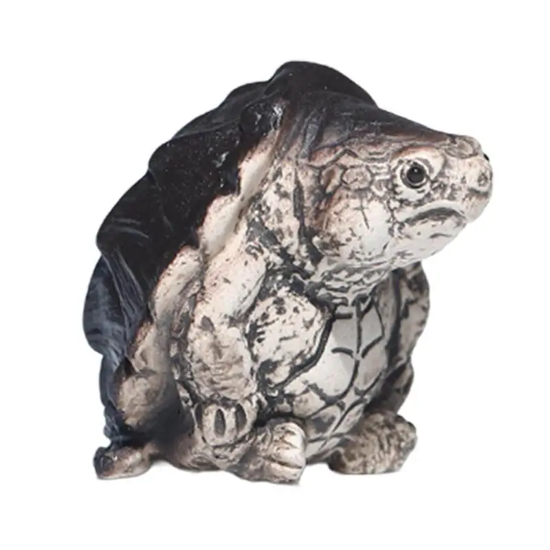 Little Snapping Turtle Statue Tea Pet Ornament Desk Tea Decoration For Tea House Office Living Room Bookshelf Home Decor