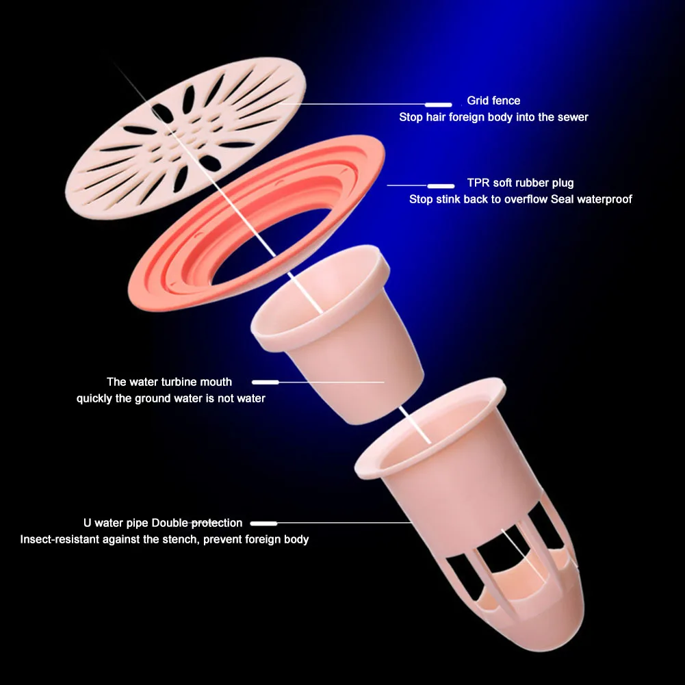 

Дезодорант, дренажный сердечник, Силиконовая пробка для душа, защита от насекомых, против запаха, ловушка для волос, ловушка для кухни, ванной, туалета