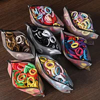 50/100Pcs Hair Bands for Children Colorful Nylon Scrunchie Hair Ties Rubber Band Kids Elastic Hair Leagues Girl Hair Accessories 2