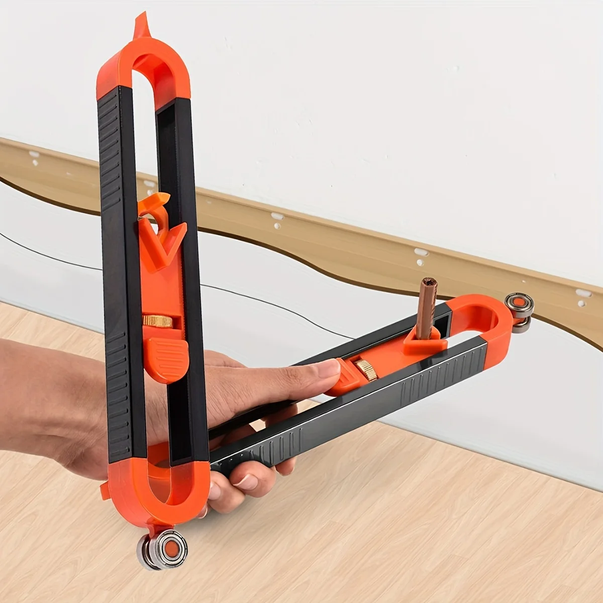 Contour Gauge Scribe Tool, Precise Profile Duplicator, Irregular Shape Profile Tool for Woodworking, Van Conversion Projects