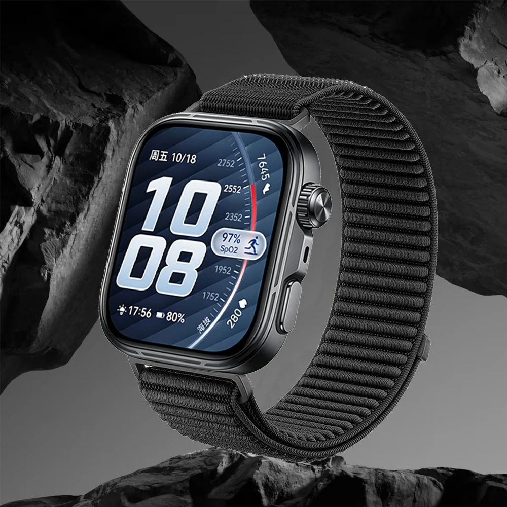 Official Nylon Braided Breathable Strap for Smartwatch Accessories