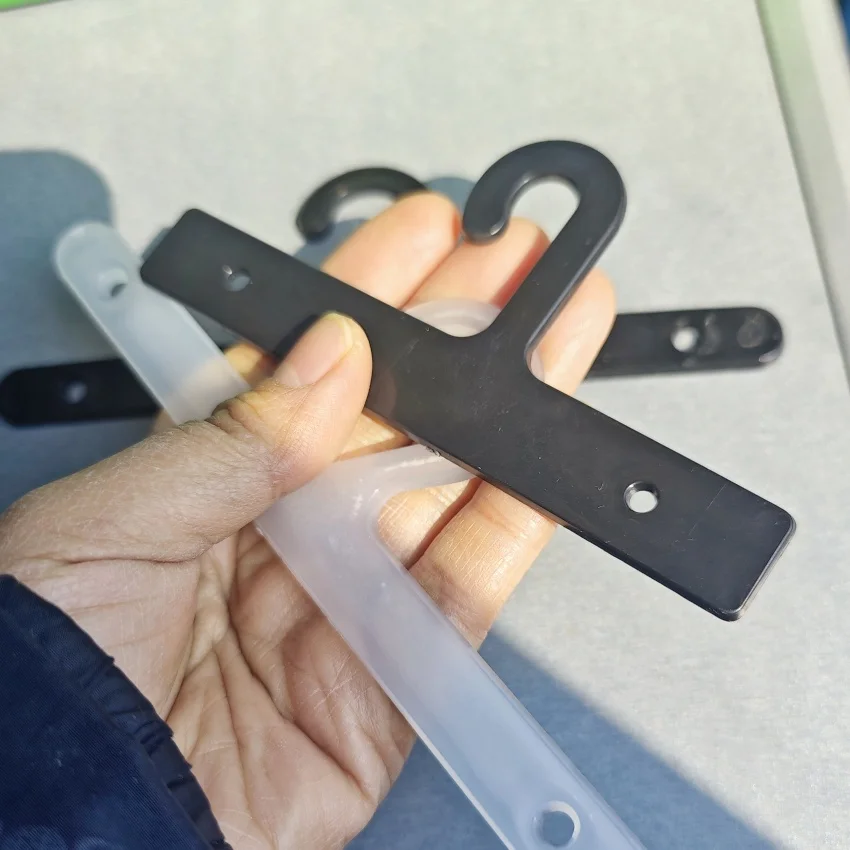 100pcs 플라스틱 교수형 속옷 니트 포장 액세서리 후크 옷 PP 옷걸이