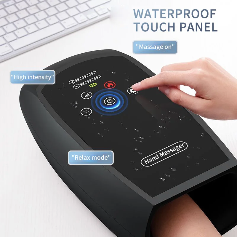 Electric Hand Massager with Airbag Compression and Warm Heating
