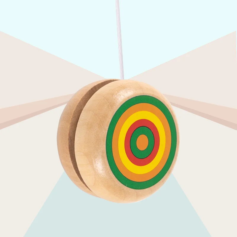 1~3pcs Wooden Yoyo Ball Children Physical Exercise Toys Team Activity Souvenirs Pull Wire Rotation Suitable for Beginners TMZ
