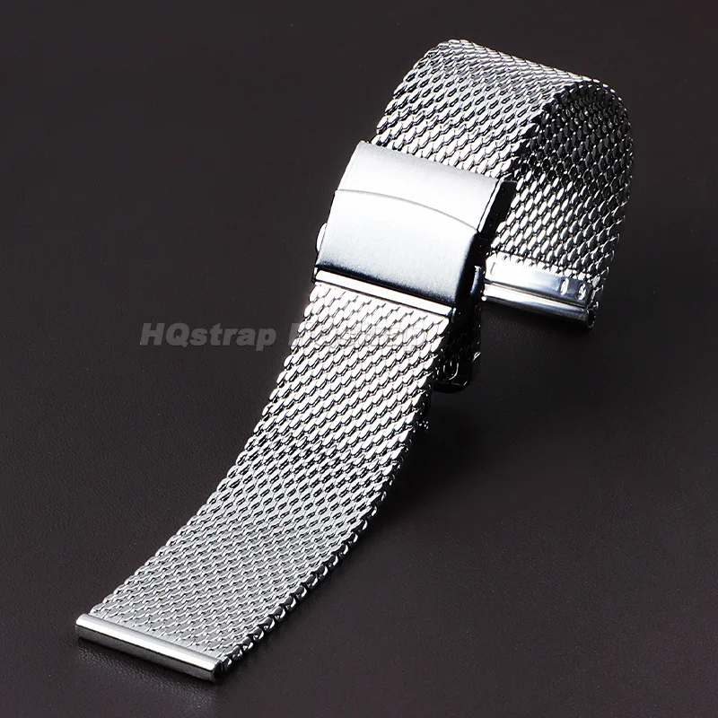 Stainless Steel Mesh Milanese Watch Band - Premium Metal Replacement Bracelet, 1.0mm